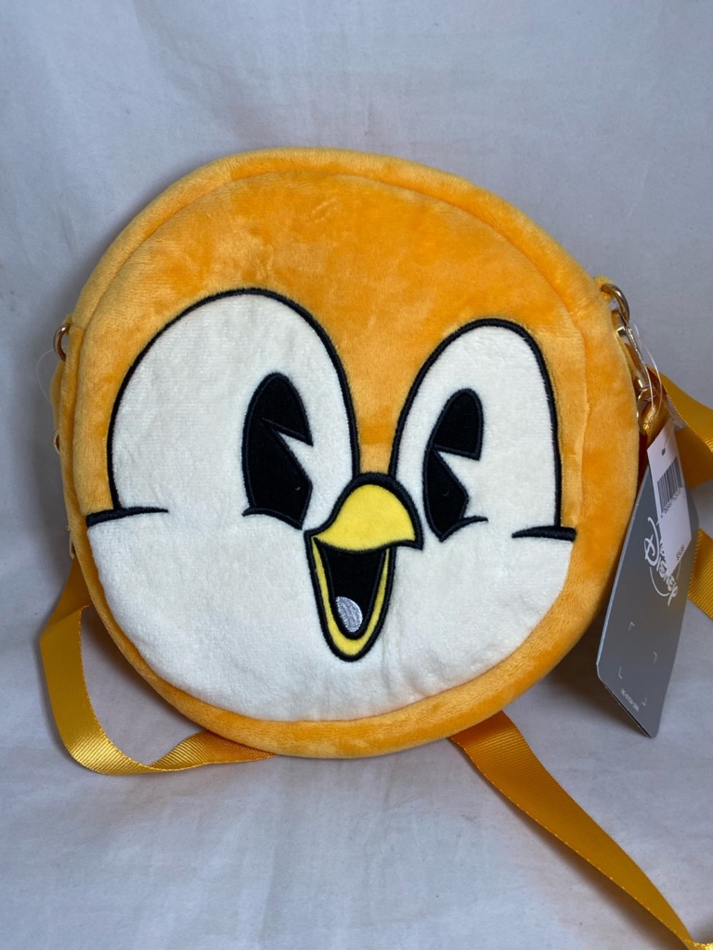 Disney Parks Chuuby Bird Crossbody Bag Handbag Plush Round Soft Adjustable NEW